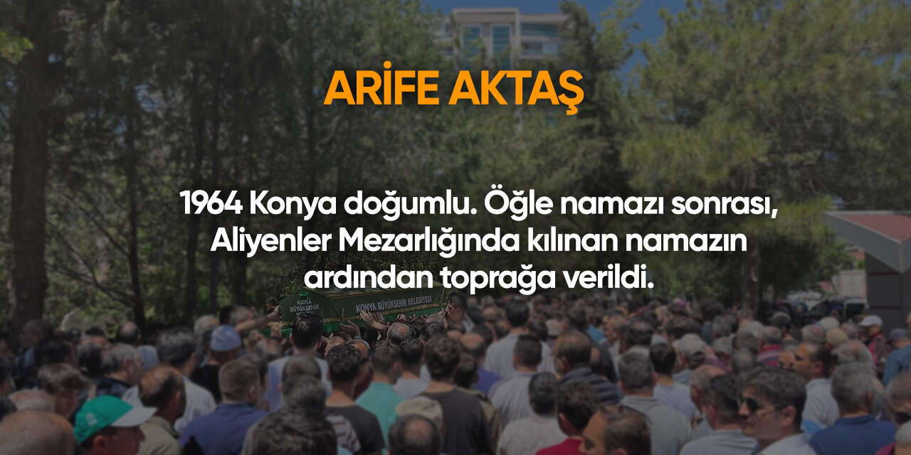 Konya'da bugün vefat edenler | 11 Şubat 2026 15